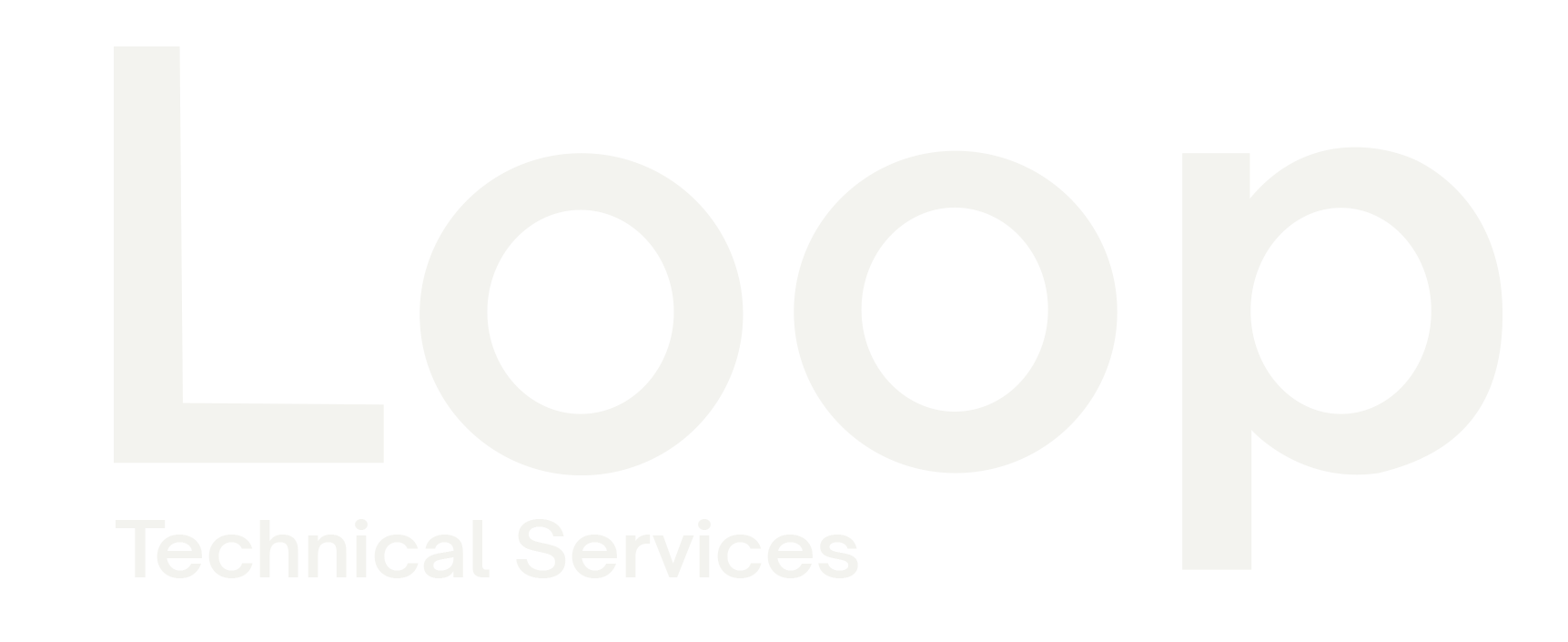 Logo LOOP technical Services Blanco